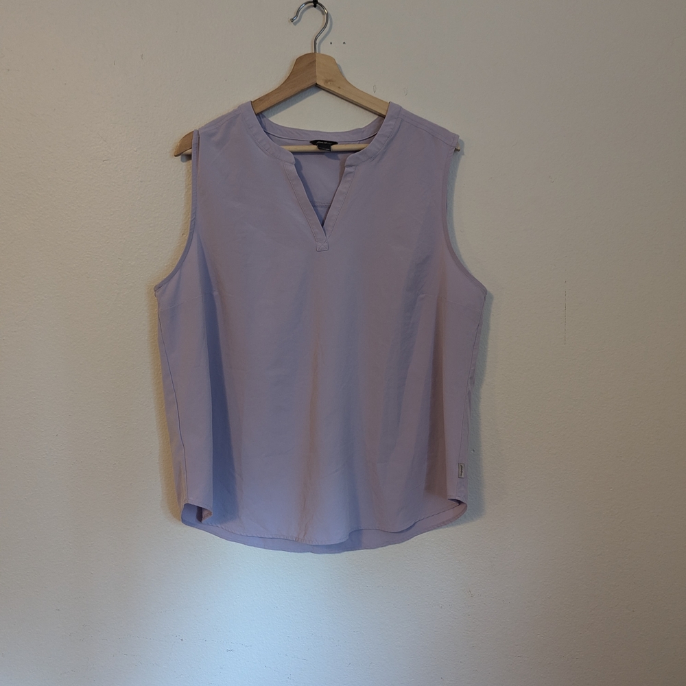 Eddie Bauer Light Purple Sleeveless Top